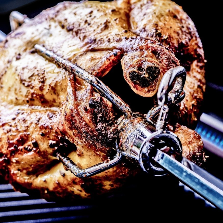 Rear Rotisserie Burner